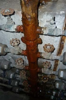 Defective Fresh Water Pipe